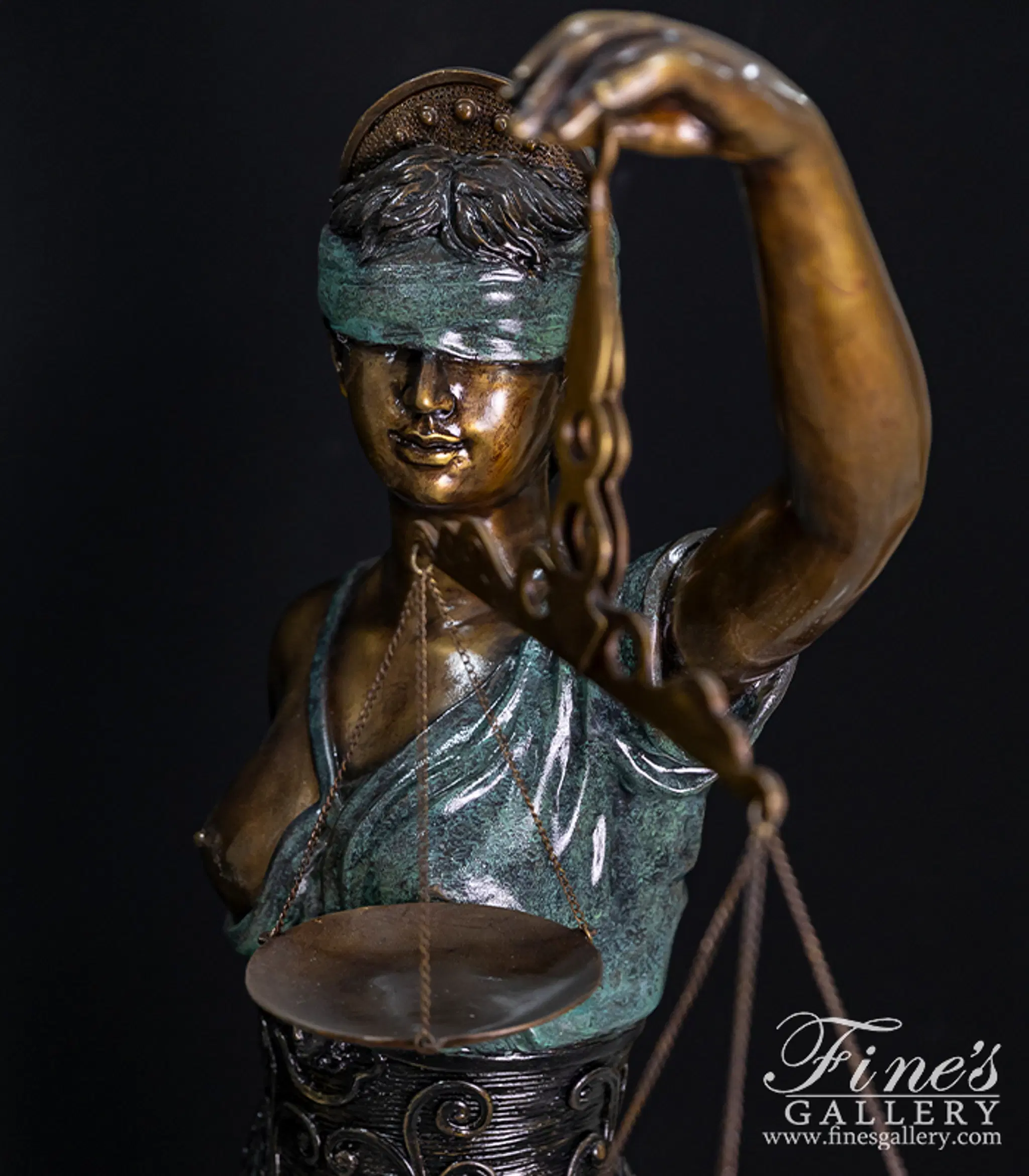 Bronze Statues - Bronze Lady Of Justice ( 72 Inch Tall ) - BS-1564